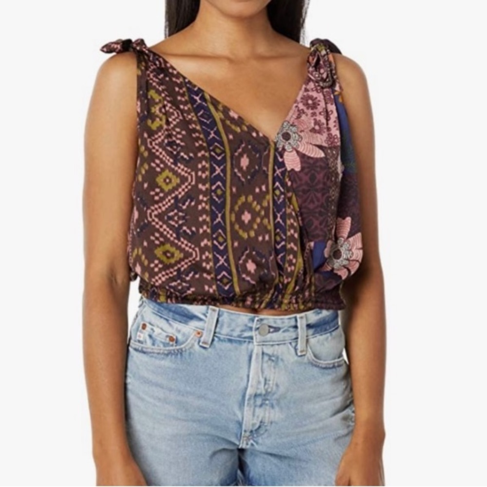 Free People Multicolor Floral Tank Top - Picture 2 of 9